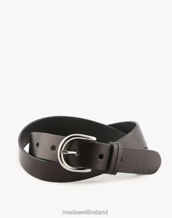 Accessories Black 6266T579 Madewell Tanner Goods Meridian Belt Men