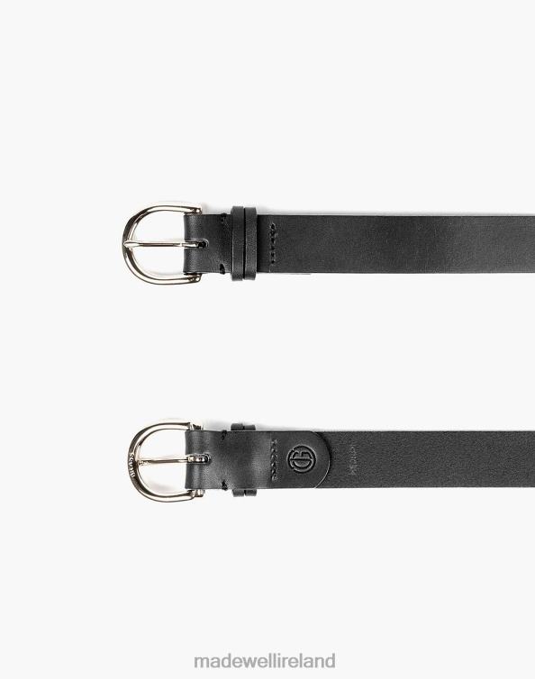 Accessories Black 6266T579 Madewell Tanner Goods Meridian Belt Men