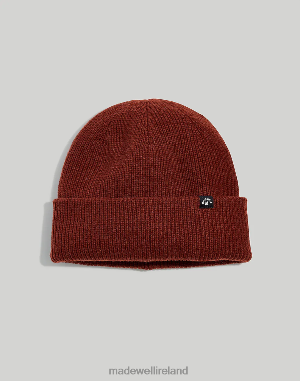 Accessories Dark Merlot 6266T32 Madewell Ribbed Cuffed Beanie Men