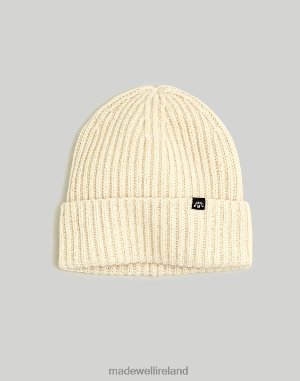 Accessories Heather Light Sand 6266T26 Madewell Ribbed Cuffed Beanie Men