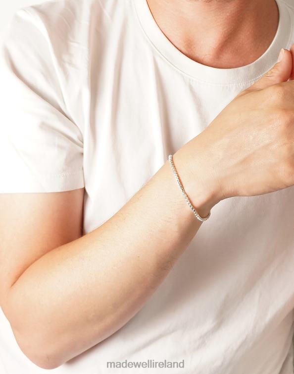 Accessories Silver 6266T424 Madewell CHARLOTTE CAUWE STUDIO CLASSIC BOX CHAIN BRACELET Men