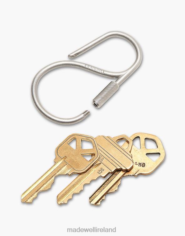 Accessories Brass 6266T442 Madewell Craighill Offset Keyring Men