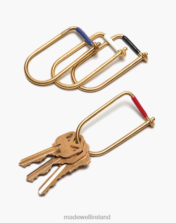 Accessories Red 6266T444 Madewell Craighill Wilson Enameled Keyring Men