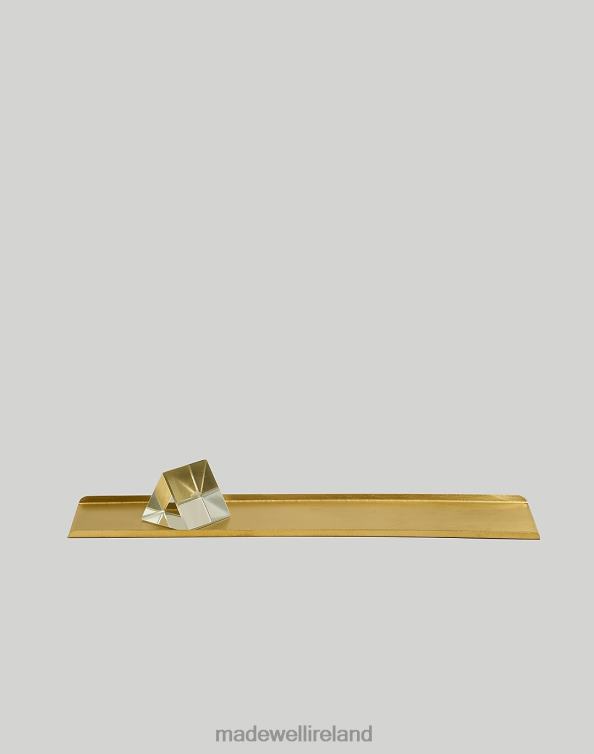 Accessories Brass 6266T564 Madewell PUEBCO Prism Incense Holder with Tray Men