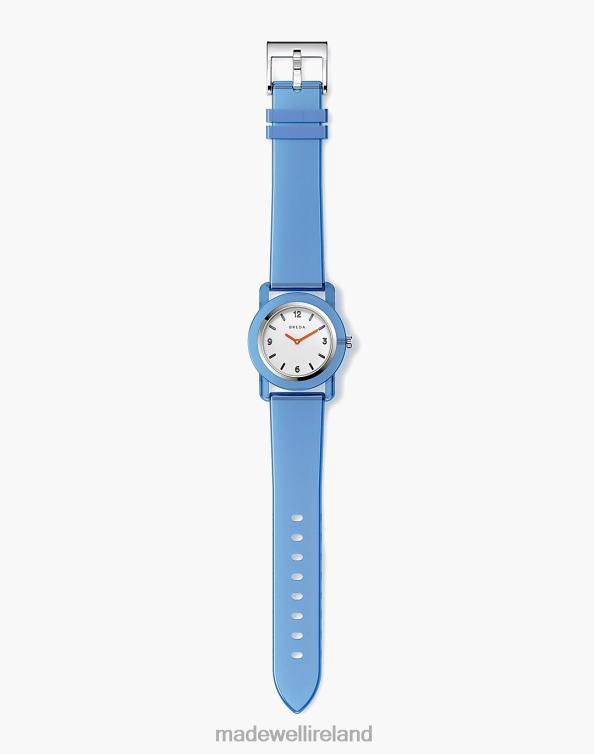 Accessories Blue 6266T89 Madewell BREDA Unisex 'Play' Transparent Plastic Watch, 35mm Men