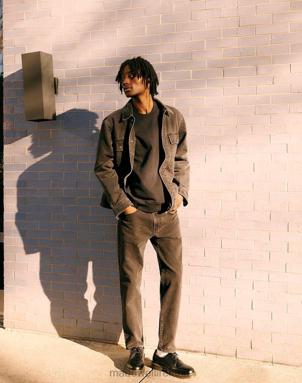 Clothing Soft Mahogany 6266T372 Madewell The McCarren Midweight Crewneck Sweatshirt Men