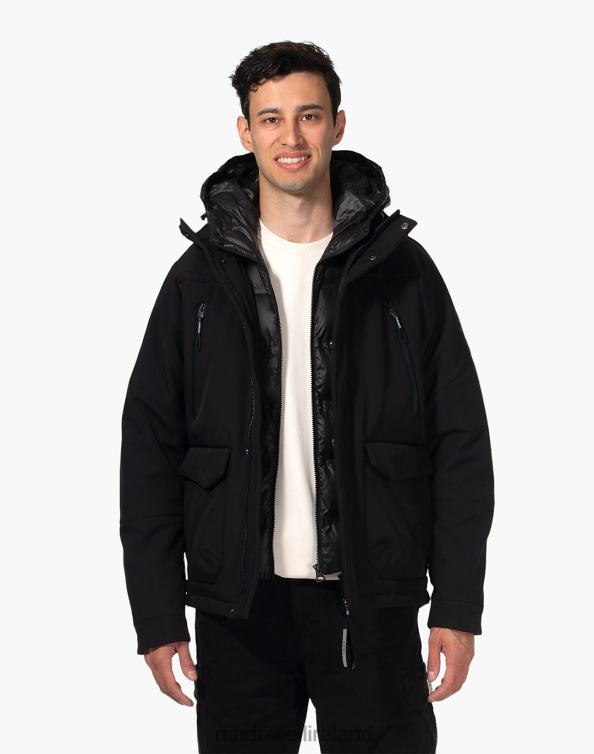 Clothing Black 6266T550 Madewell Norden Dag 2-in-1 Bonded Jacket Men