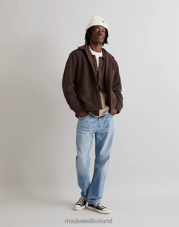 Clothing Dark Roast 6266T121 Madewell Fleece Shirt-Jacket Men