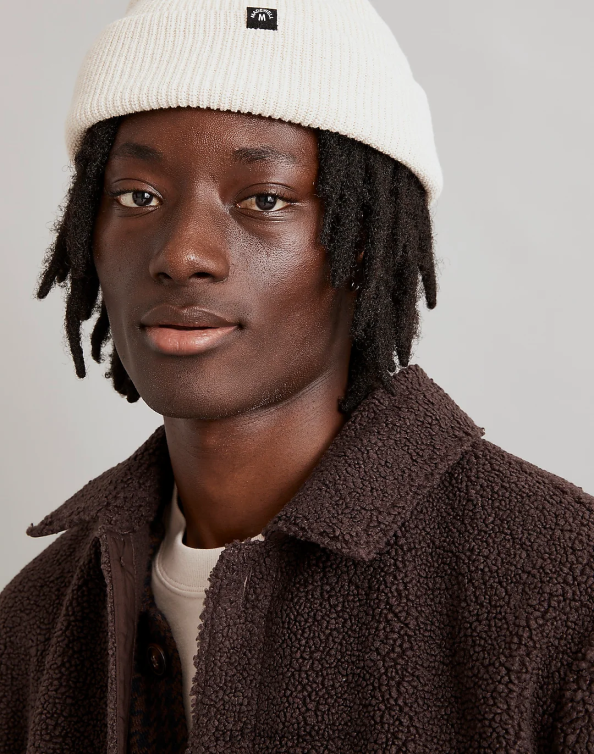 Clothing Dark Roast 6266T121 Madewell Fleece Shirt-Jacket Men