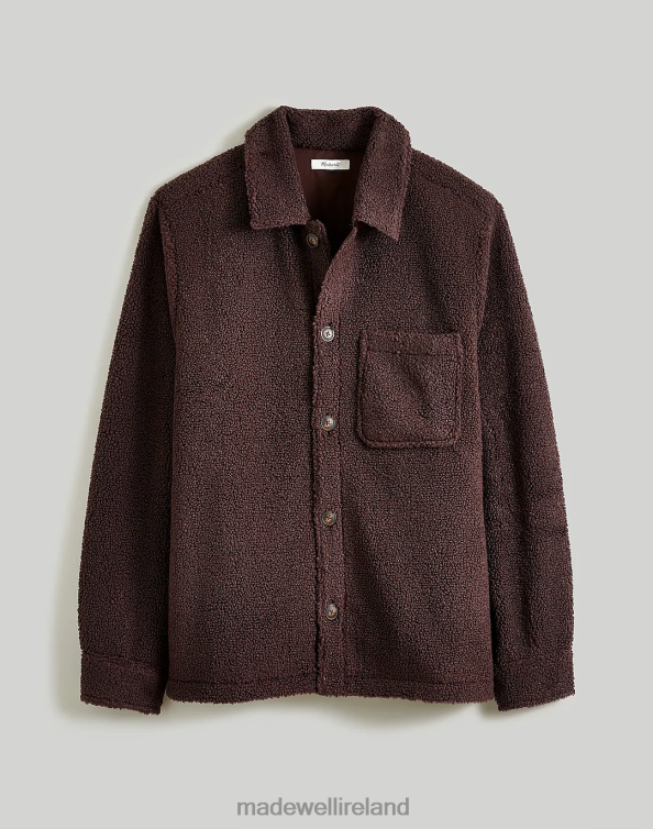 Clothing Dark Roast 6266T121 Madewell Fleece Shirt-Jacket Men