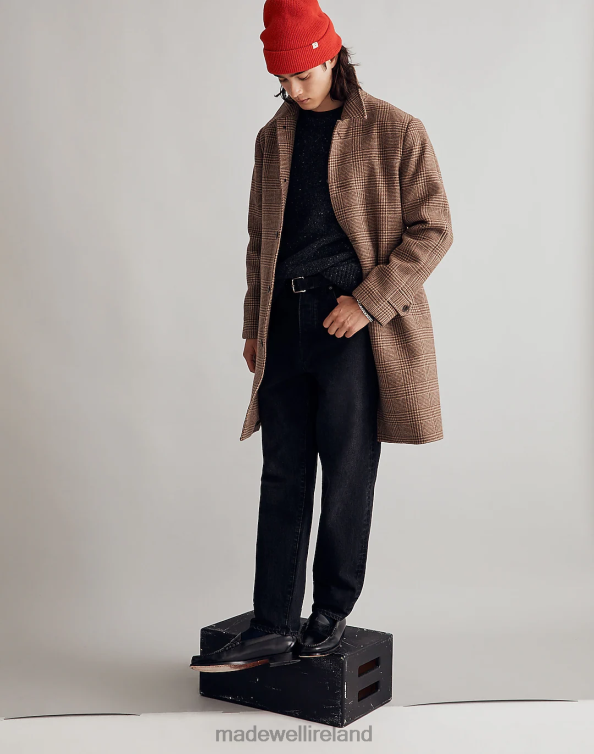 Clothing Dried Barley 6266T116 Madewell Italian Insuluxe Overcoat Men
