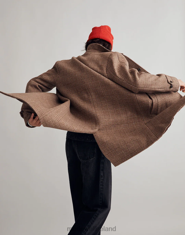 Clothing Dried Barley 6266T116 Madewell Italian Insuluxe Overcoat Men