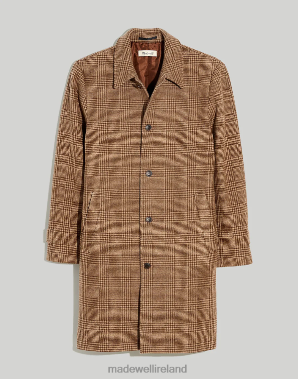 Clothing Dried Barley 6266T116 Madewell Italian Insuluxe Overcoat Men