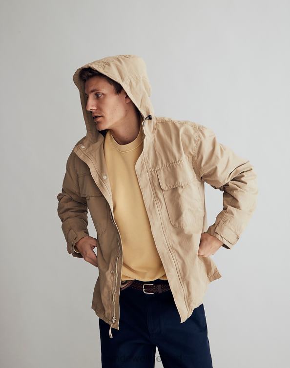 Clothing Driftwood 6266T114 Madewell Hooded Utility Jacket Men