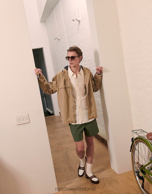 Clothing Driftwood 6266T114 Madewell Hooded Utility Jacket Men