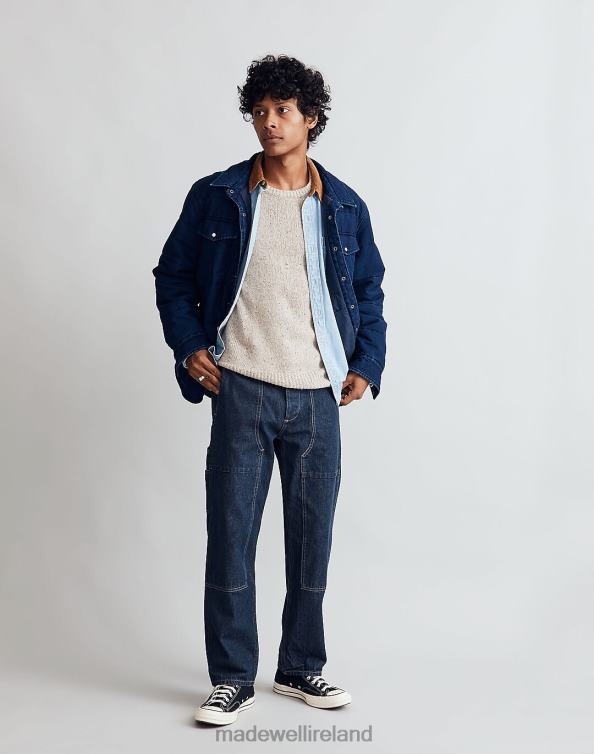 Clothing Indigo Blue 6266T119 Madewell Quilted Western Shirt-Jacket Men