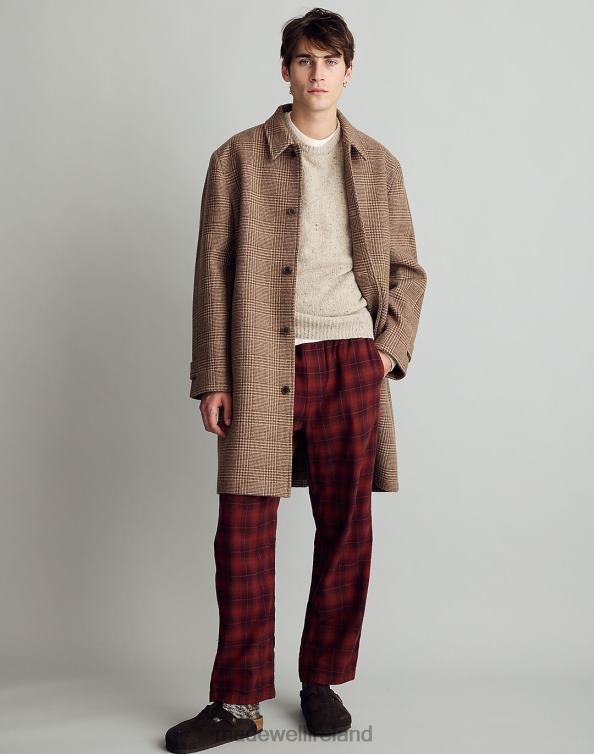 Clothing Burnished Mahogany 6266T208 Madewell Flannel Pajama Pants Men