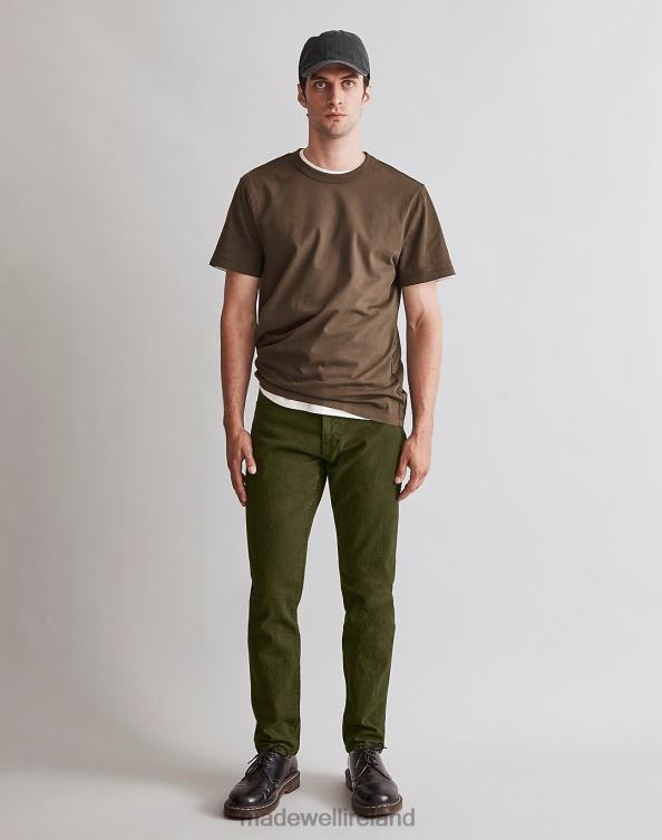 Clothing Deep Green 6266T189 Madewell Garment-Dyed Slim Jeans Men