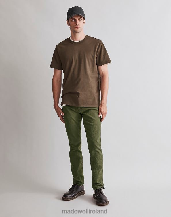 Clothing Deep Green 6266T189 Madewell Garment-Dyed Slim Jeans Men