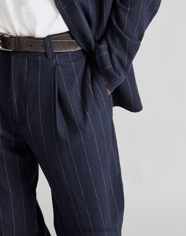 Clothing Ink 6266T219 Madewell The Roebling Pleated Trousers in Italian Fabric Men