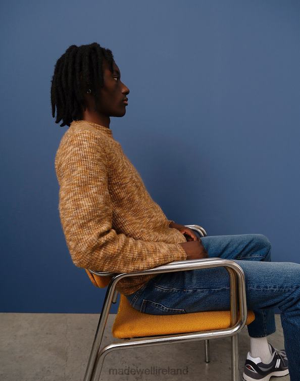 Clothing Spacedye Butterscotch 6266T340 Madewell Space-Dyed Oversized Sweater Men