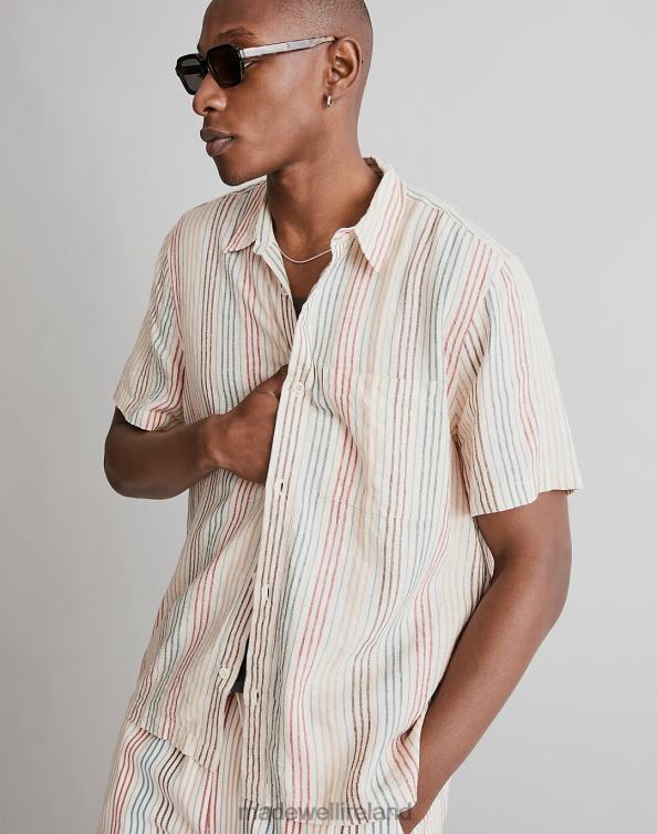 Clothing Antique Cream 6266T252 Madewell Easy Short-Sleeve Shirt Stripe Men