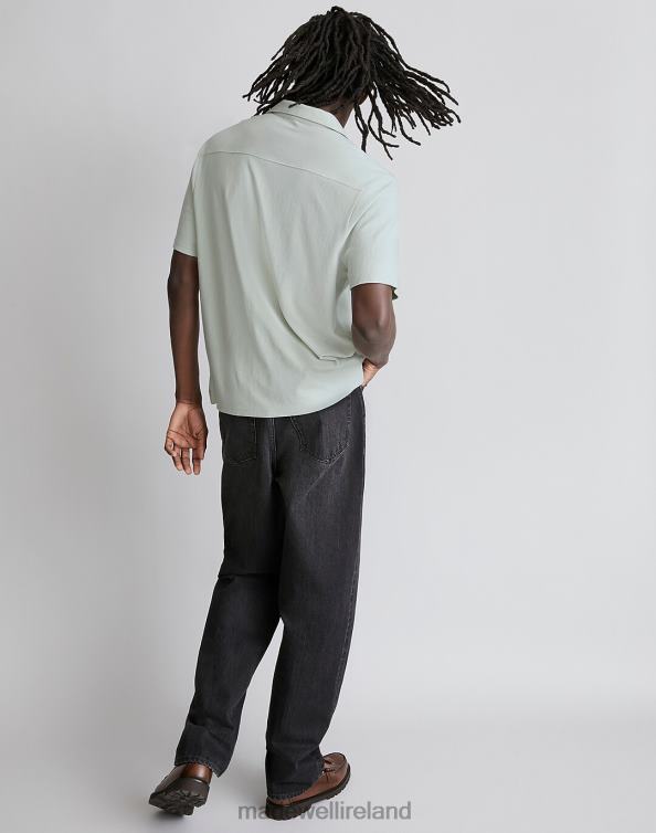 Clothing Ashen Sage 6266T258 Madewell Textured Easy Short-Sleeve Shirt Men