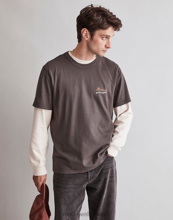 Clothing Black Coal 6266T478 Madewell Ford Allday Tee Men