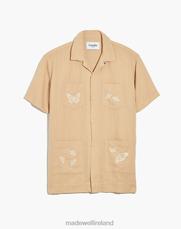Clothing Butterfly 6266T286 Madewell Corridor Embroidered Summer Shirt Men