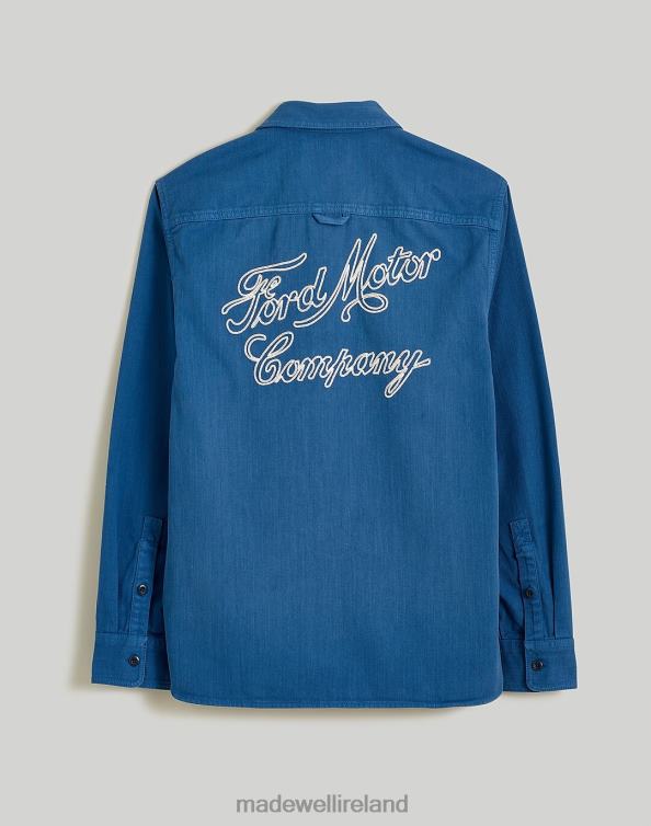 Clothing Dark Mediterranean 6266T475 Madewell Ford Work Shirt Men