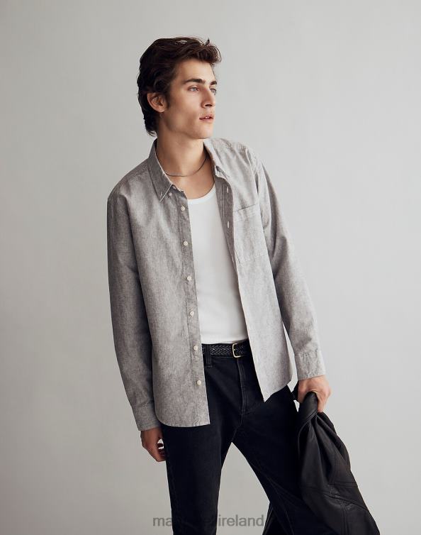 Clothing Deep Coal 6266T275 Madewell The Vintage-Worn Oxford Shirt Men