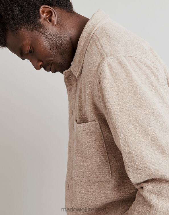 Clothing Earth Tone 6266T303 Madewell Oversized Easy Long-Sleeve Shirt Plaid Men