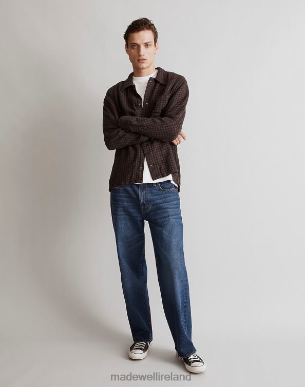 Clothing Ink 6266T313 Madewell Boxy Shirt-Jacket Houndstooth Men