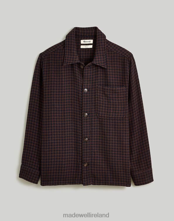 Clothing Ink 6266T313 Madewell Boxy Shirt-Jacket Houndstooth Men