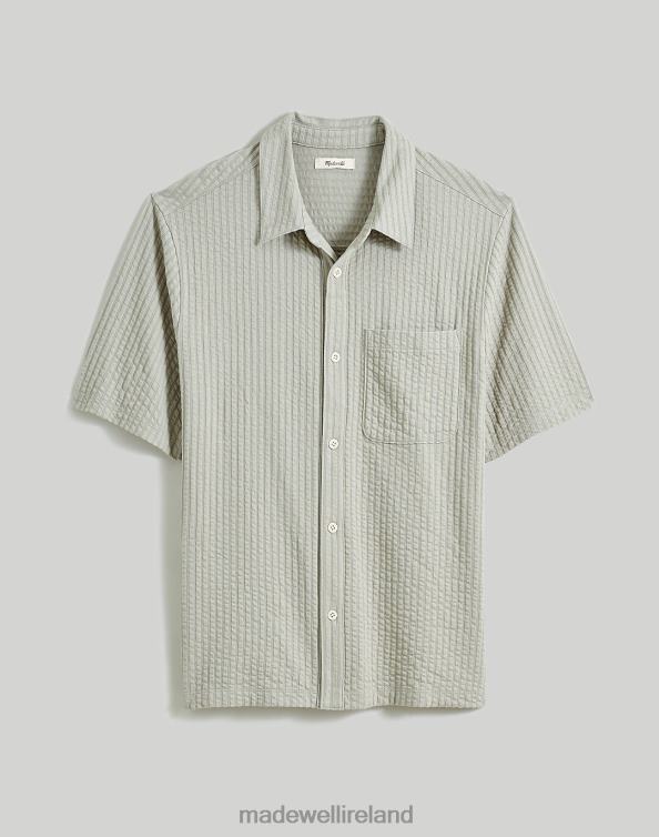Clothing Washed Olive 6266T247 Madewell Easy Short-Sleeve Shirt Wide Seersucker Men