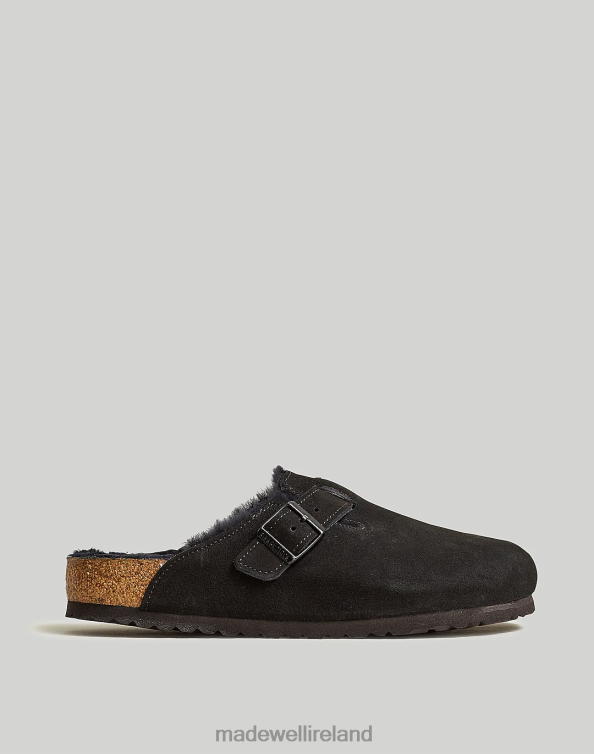 Footwear Black 6266T392 Madewell Birkenstock Suede Boston Clogs Men