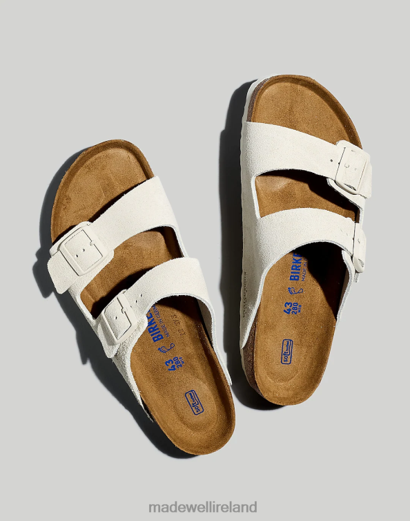 Footwear Antique White 6266T400 Madewell Birkenstock Suede Arizona Sandals Men