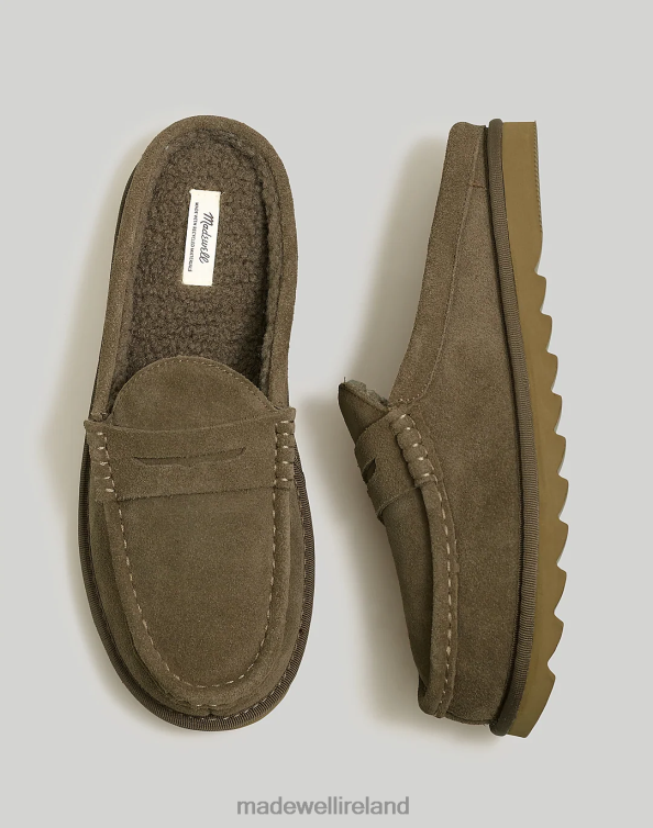 Footwear Carob 6266T622 Madewell Suede Loafer Slippers Men