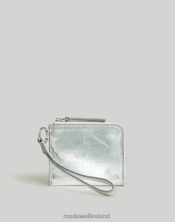 Accessories Bright Silver 6266T695 Madewell The Essential Zip Wallet Women