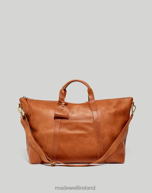 Accessories English Saddle 6266T685 Madewell The Overnight Bag in Leather Women