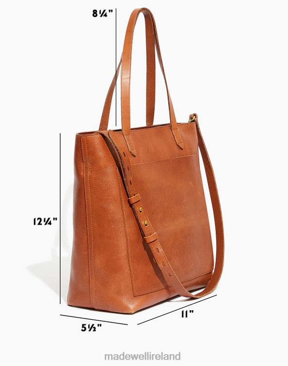 Accessories English Saddle 6266T727 Madewell The Zip-Top Transport Tote Women