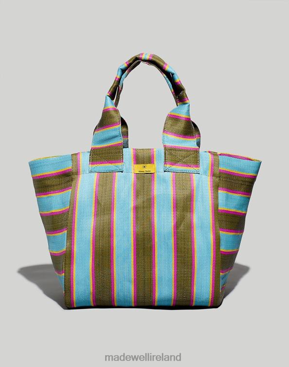 Accessories Maroon 6266T1431 Madewell Gunes Swim Striped Tote Women