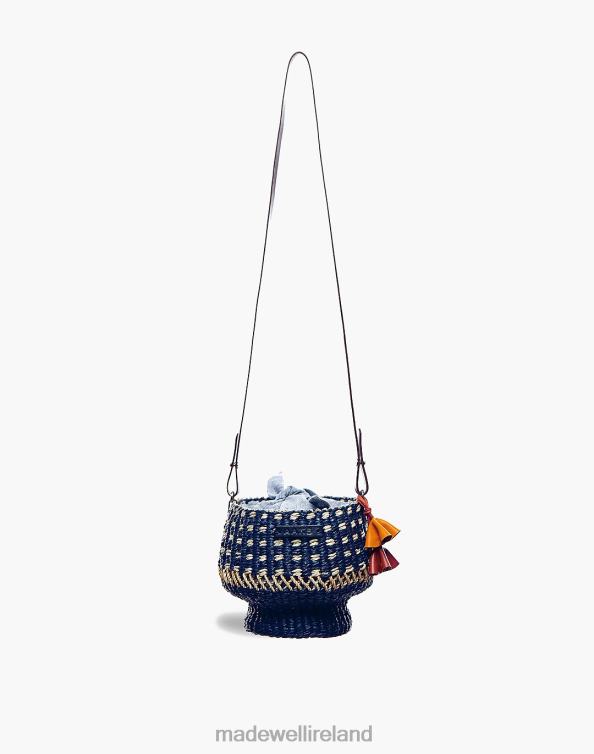 Accessories Multi 6266T1165 Madewell AAKS Raffia Baw Pot Dot Crossbody Bag Women
