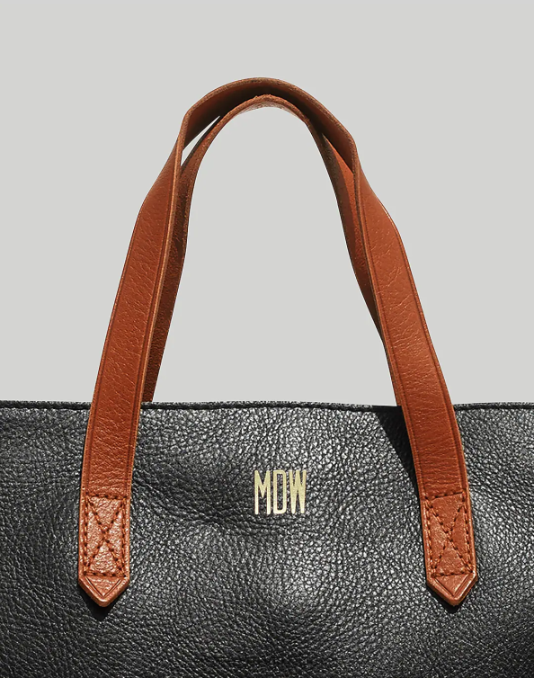 Accessories True Black Brown 6266T735 Madewell The Zip-Top Transport Carryall Women