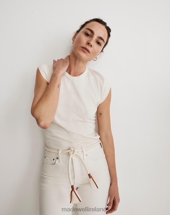 Accessories Vintage Parchment 6266T751 Madewell Rope Tubular Tie Belt Women