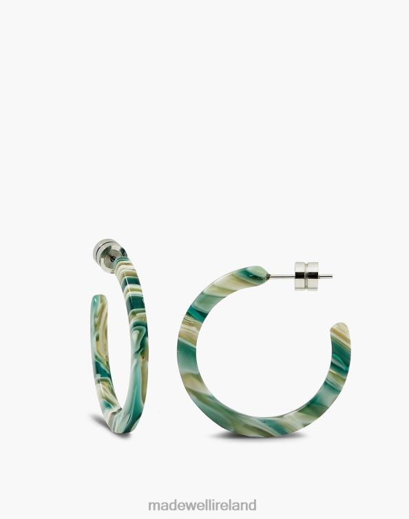 Accessories Green Multi 6266T1790 Madewell MACHETE Mini + Hoops in Stromanthe Women