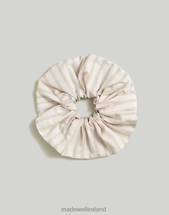 Accessories Vibrant 6266T1797 Madewell CHAVA Stripe-Play Oversized Scrunchie Women