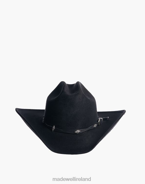 Accessories Black 6266T1232 Madewell ASN Vegan Suede Dolly Western Hat Women