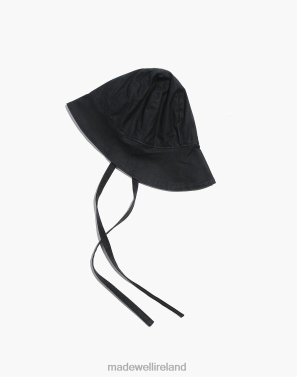 Accessories Black 6266T2227 Madewell Lot Waxed Rain Hat Women