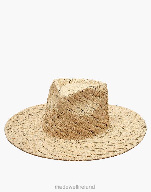 Accessories Black 6266T2420 Madewell Wyeth Suki Straw Hat Women